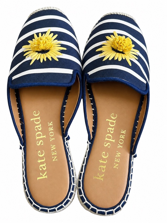 kate spade Shoes - Kate Spade Solero Stripe Espadrille Mule Slides Sun Flower 6.5
